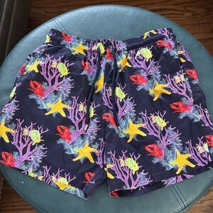 Vilebrequin Boys Multicolor Marine Life Swim Shorts